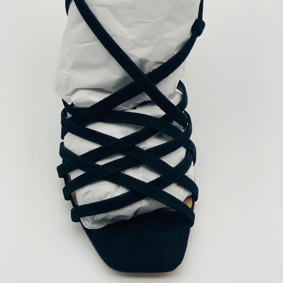 Sam Edelman Doffodil Suede Black Sandals - Picture 8 of 11